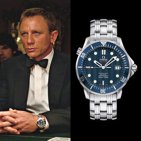 montre omega seamaster james bond|james bond omega watches list.